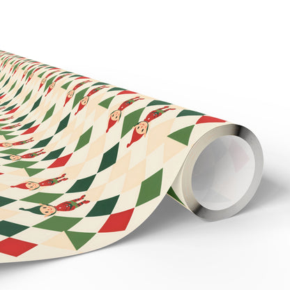 Wrapping Papers Christmas Double Elves