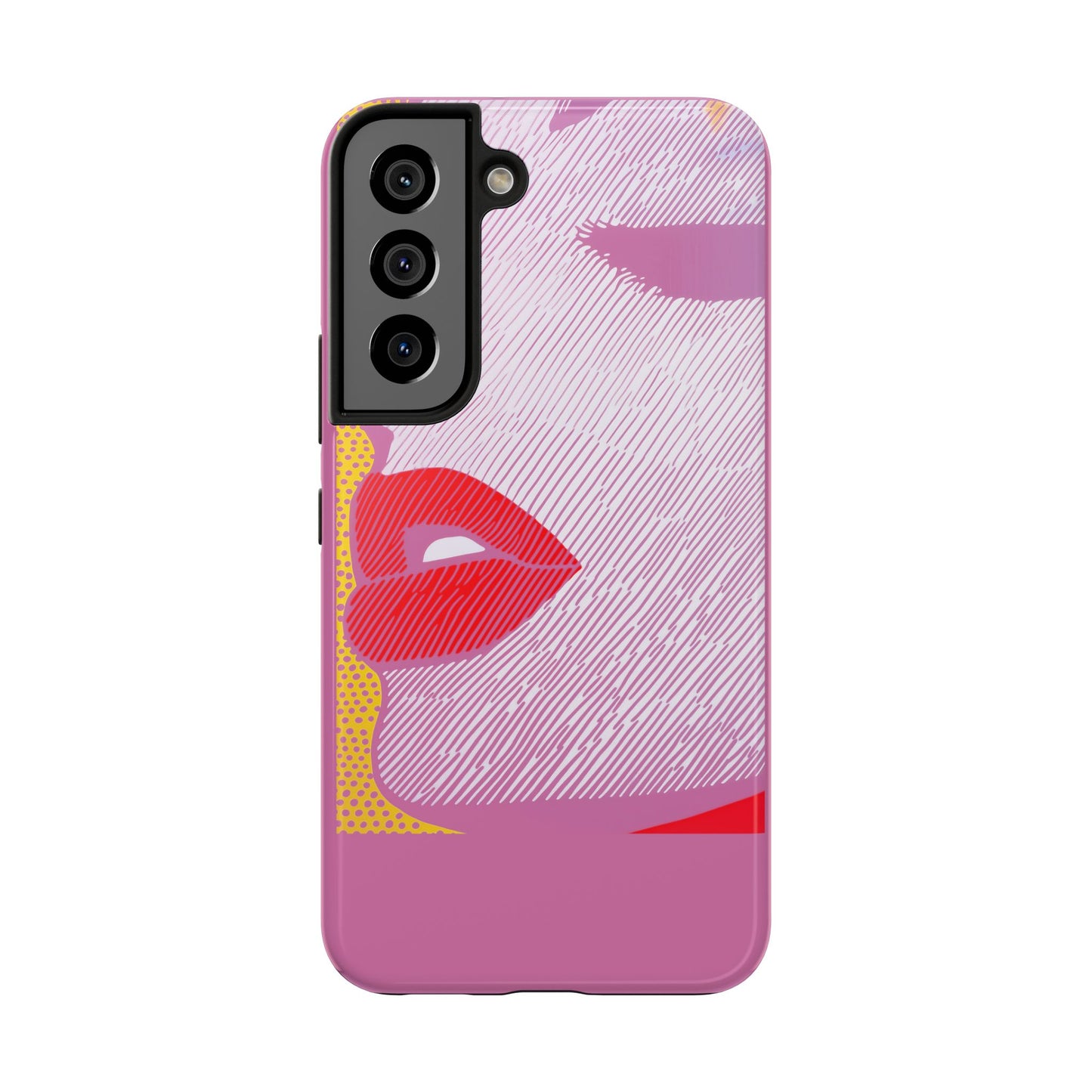 Tough Phone Cases Pop Art Modern Edge 01 Pink