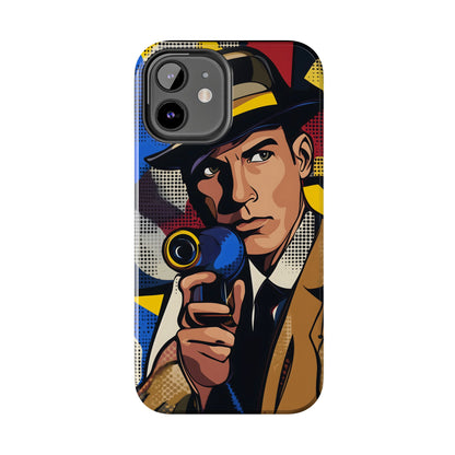 Tough Phone Cases Pop Art Modern Edge Guy Noir 01