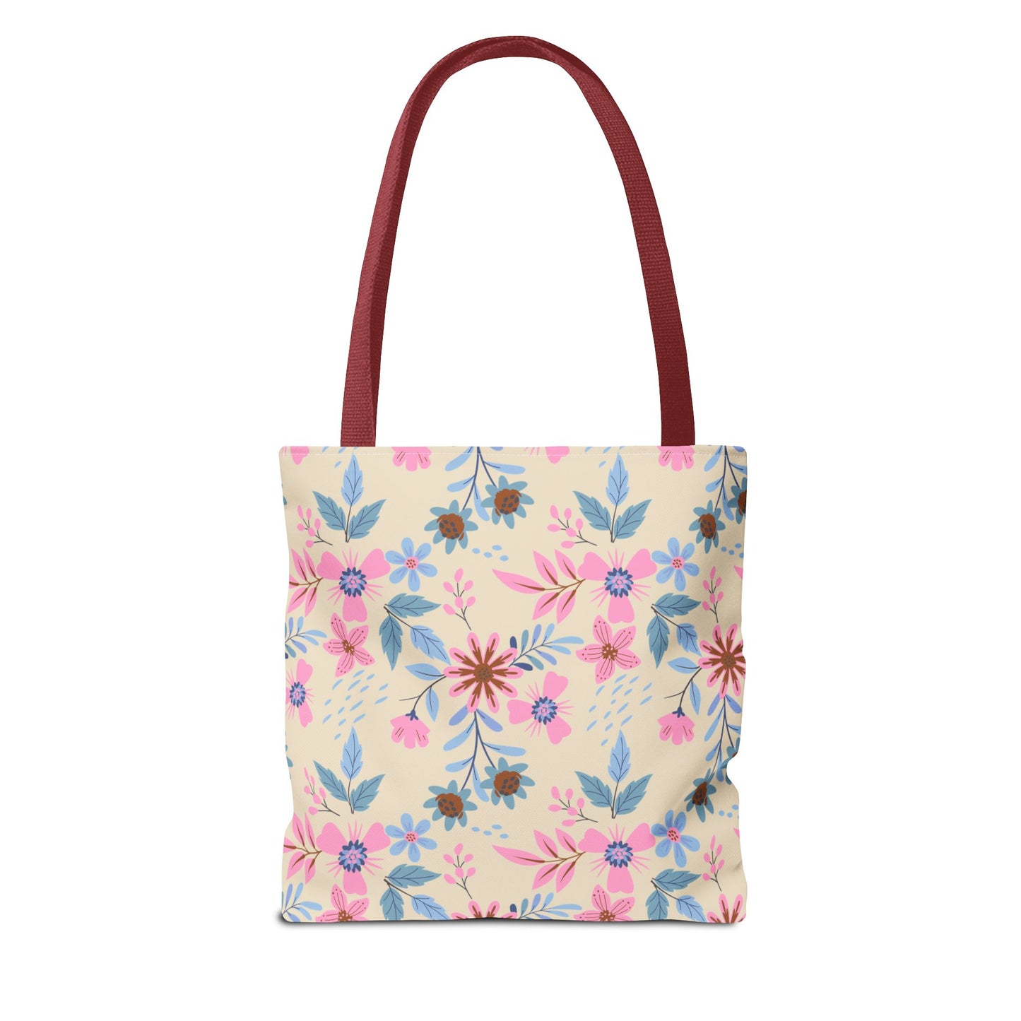 Tote Bag - Floral - Beige