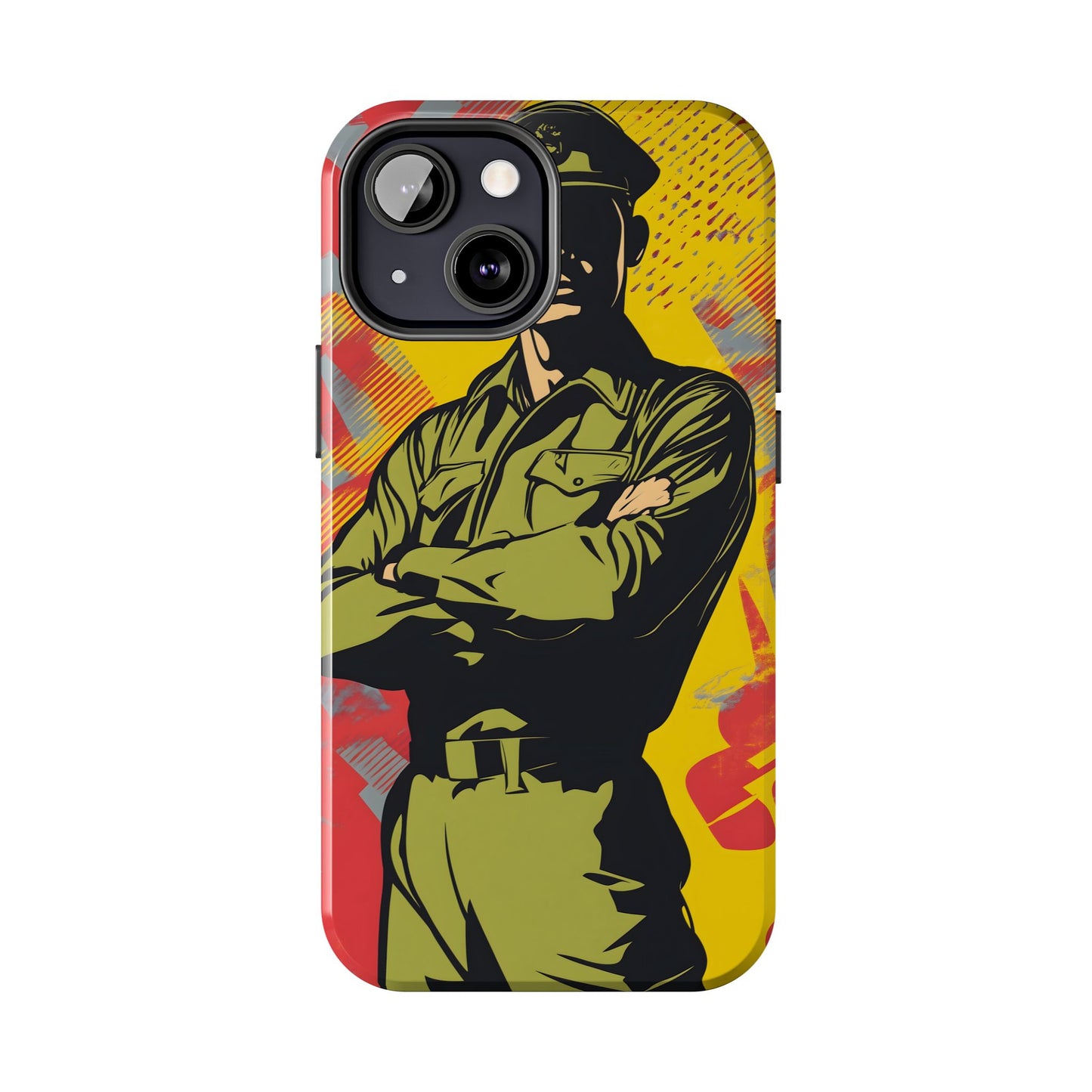 Tough Phone Cases Pop Art Modern Edge Soldier 01