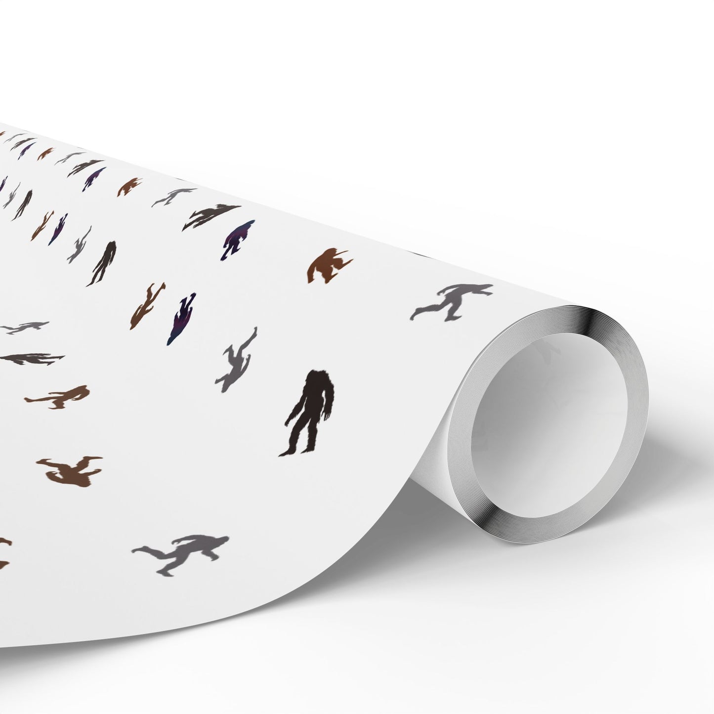 White-Run Bigfoot Run - Wrapping Papers