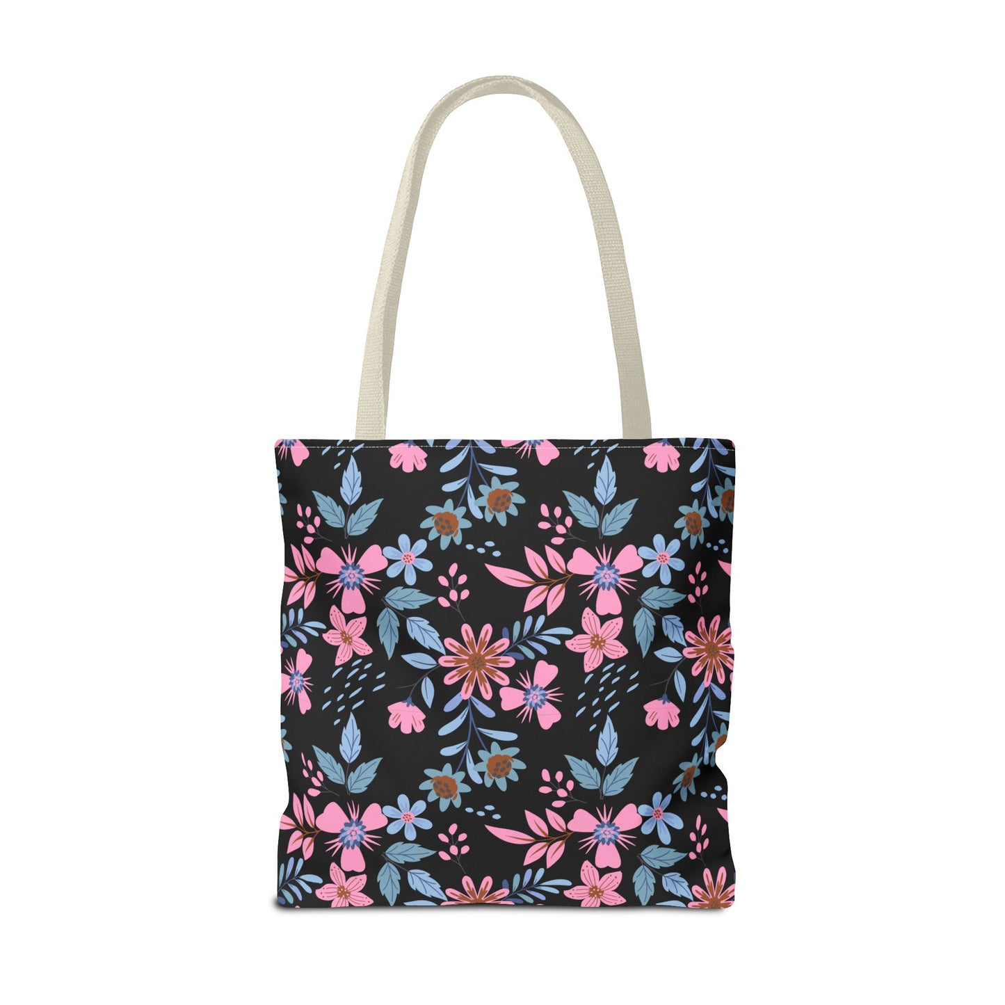 Tote Bag - Floral - Black