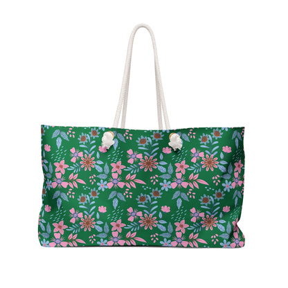 Weekender Bag - Floral - Green