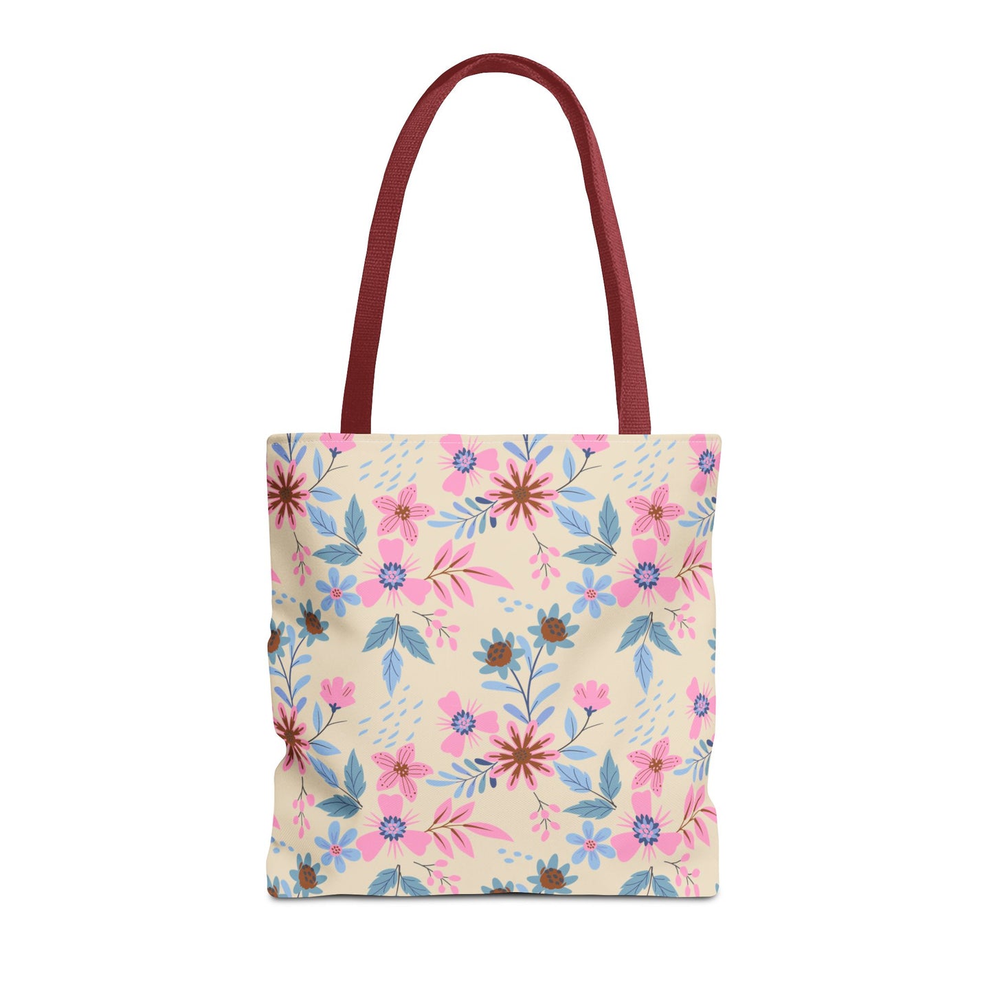 Tote Bag - Floral - Beige