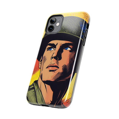 Tough Phone Cases Pop Art Modern Edge Soldier 04