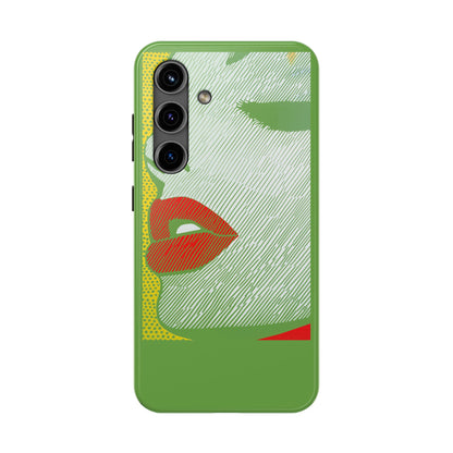 Tough Phone Cases Pop Art Modern Edge 01 Green