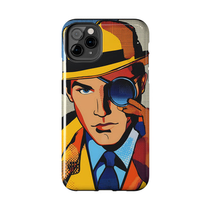 Tough Phone Cases Pop Art Modern Edge Guy Noir 03