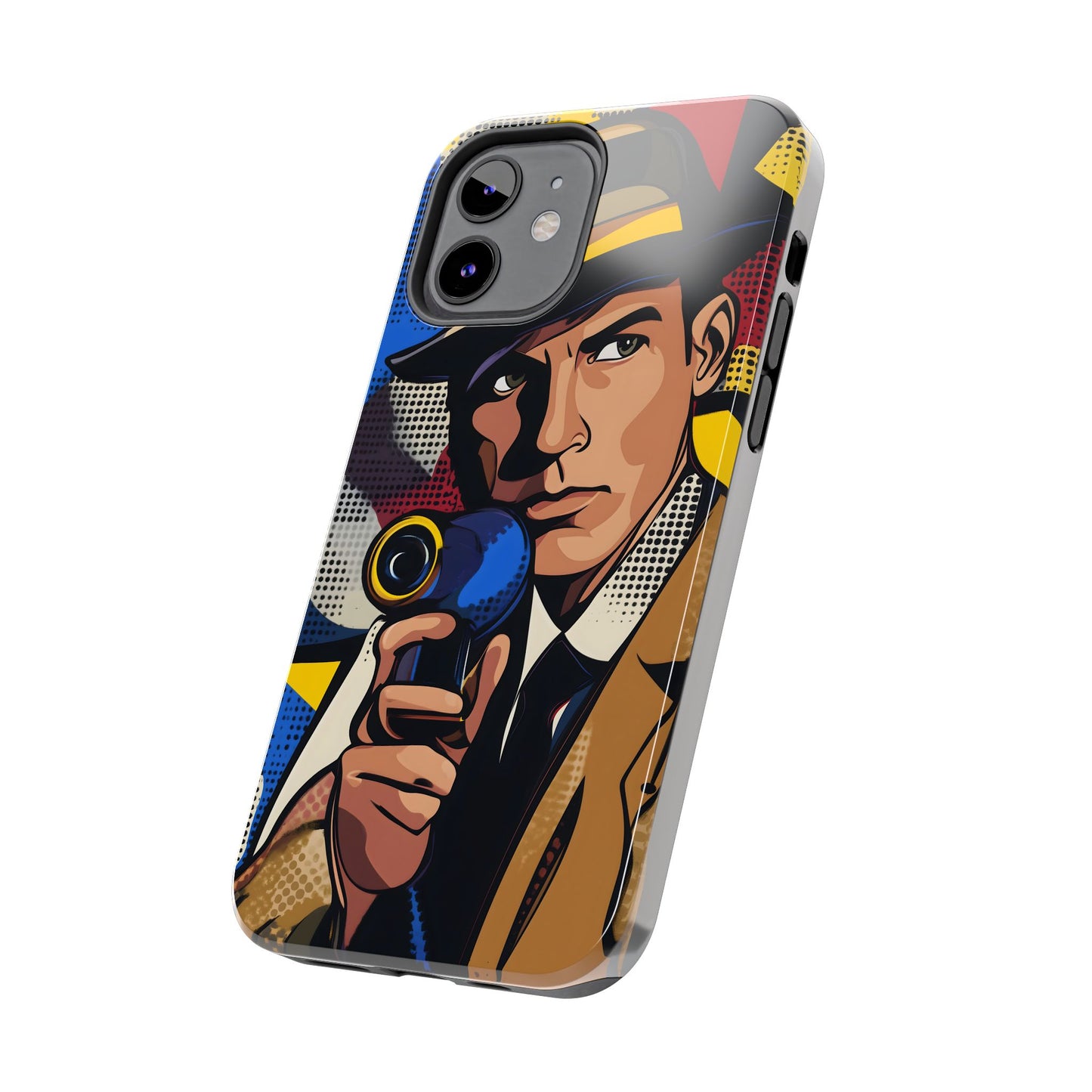 Tough Phone Cases Pop Art Modern Edge Guy Noir 01