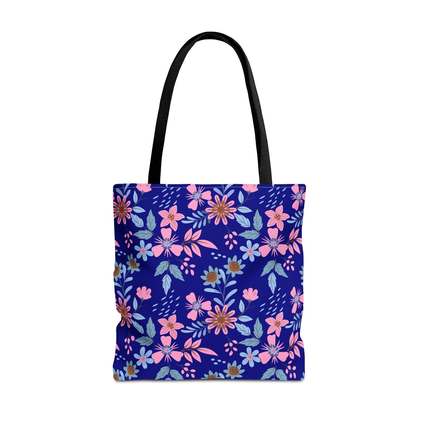 Tote Bag - Floral - Navy