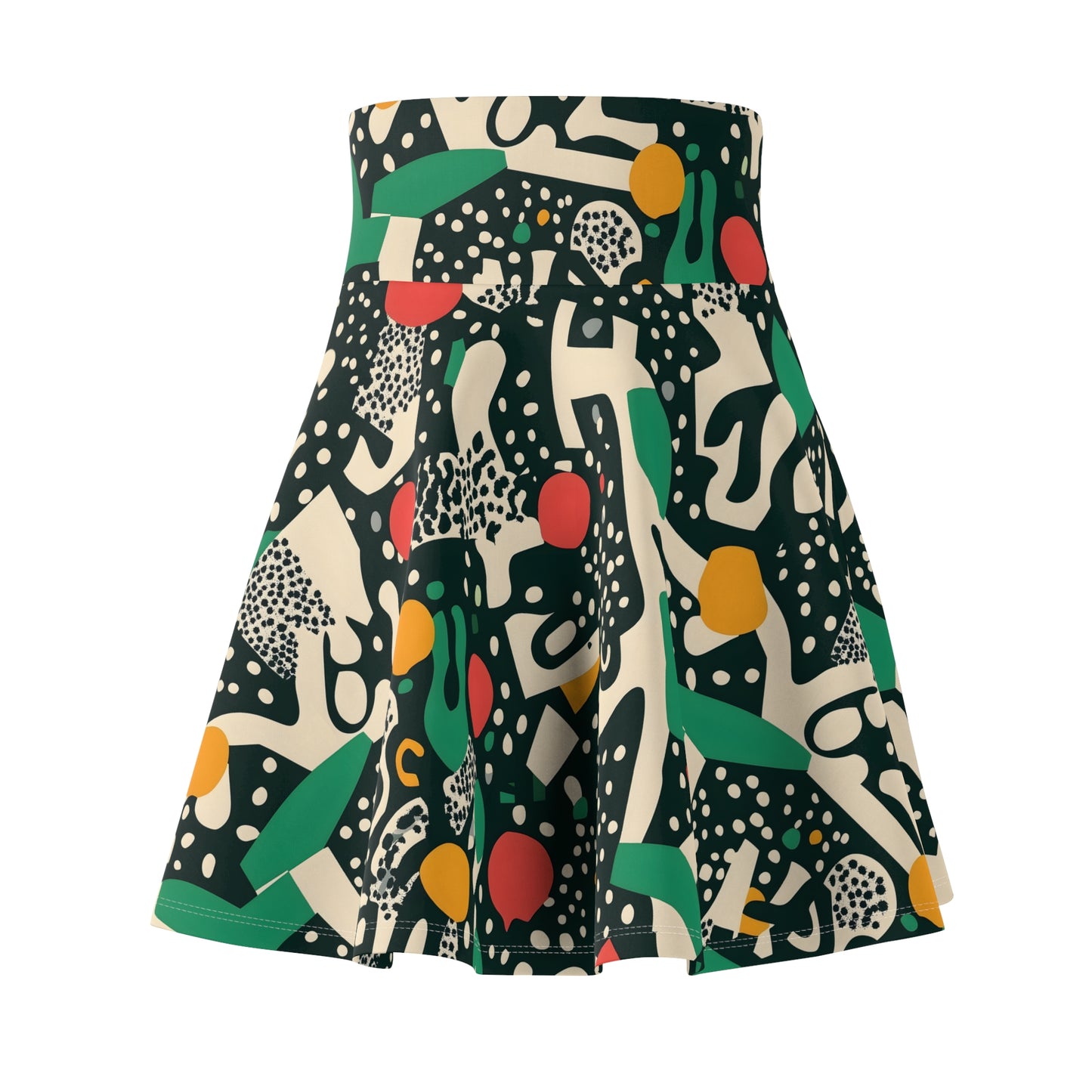 Women's Skater Skirt Memphis Green 03