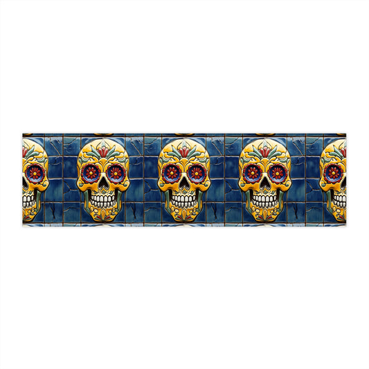 Sugar Skull Bumper Stickers 002, Day of the Dead Dia de Los Muertos, Halloween Decor - Car Decals, Laptop Stickers