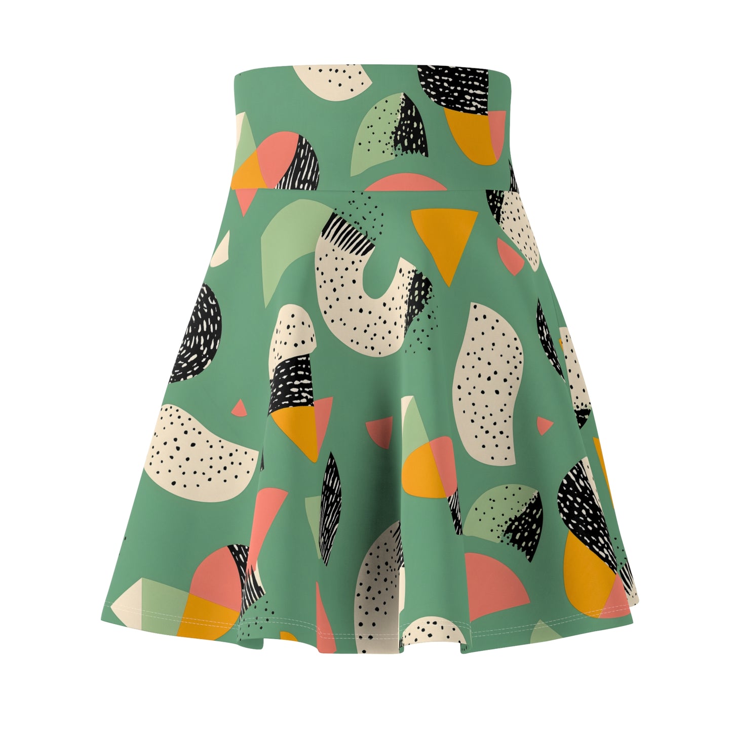 Women's Skater Skirt Memphis Green 04