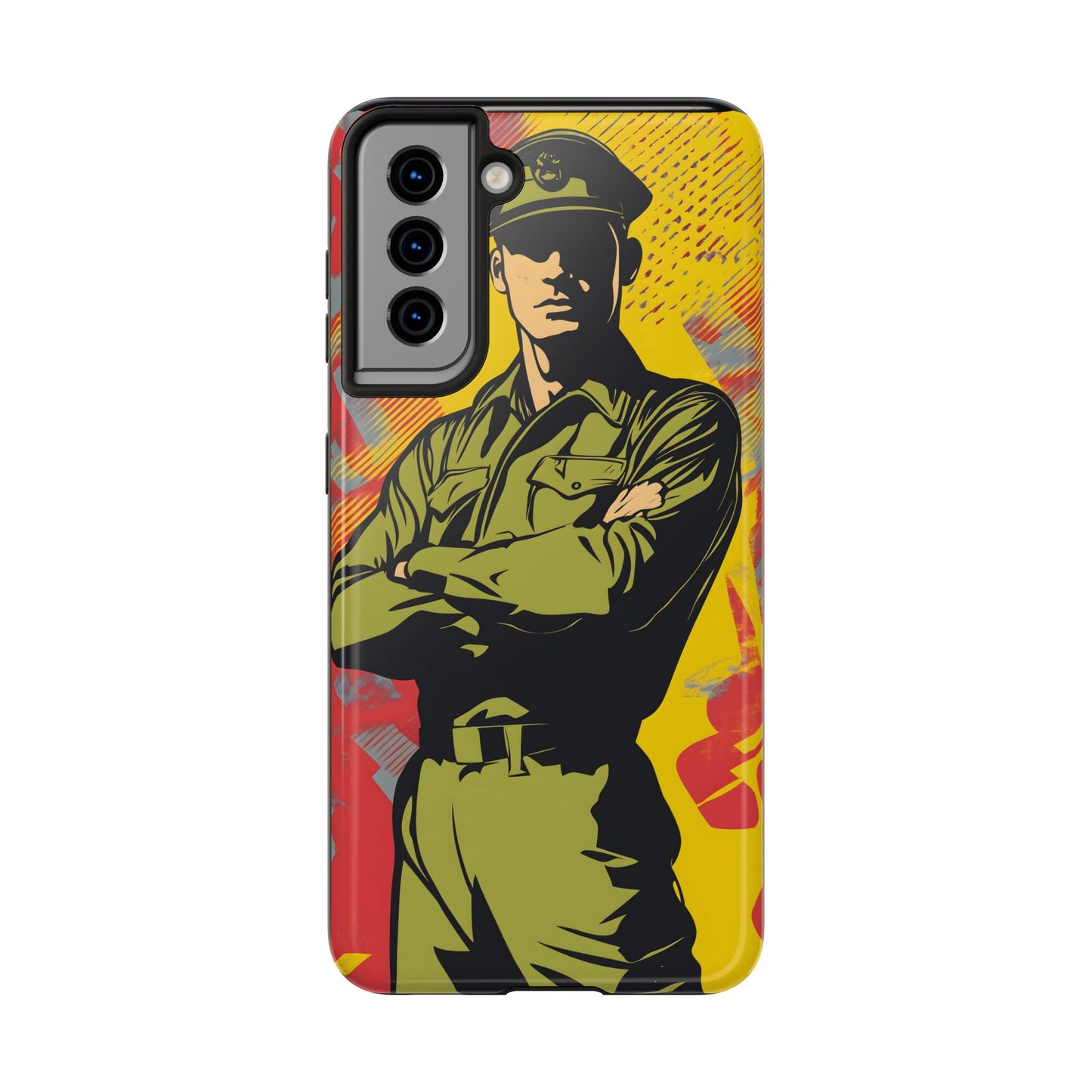 Tough Phone Cases Pop Art Modern Edge Soldier 01