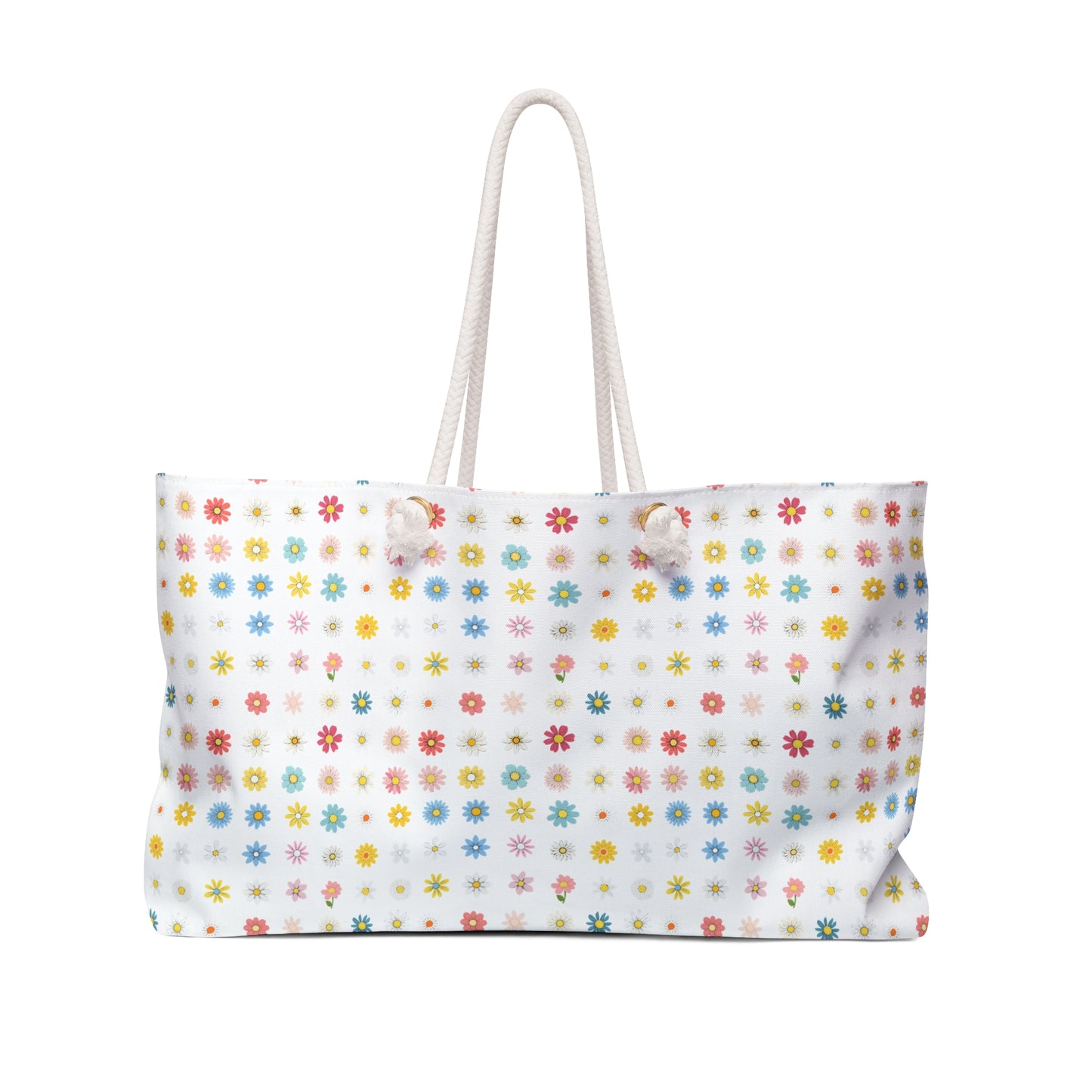 Weekender Bag - Daisys - White