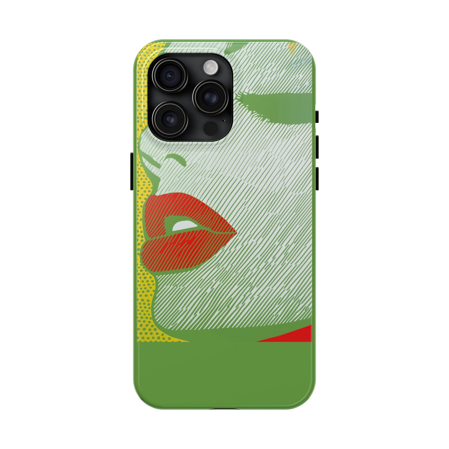 Tough Phone Cases Pop Art Modern Edge 01 Green