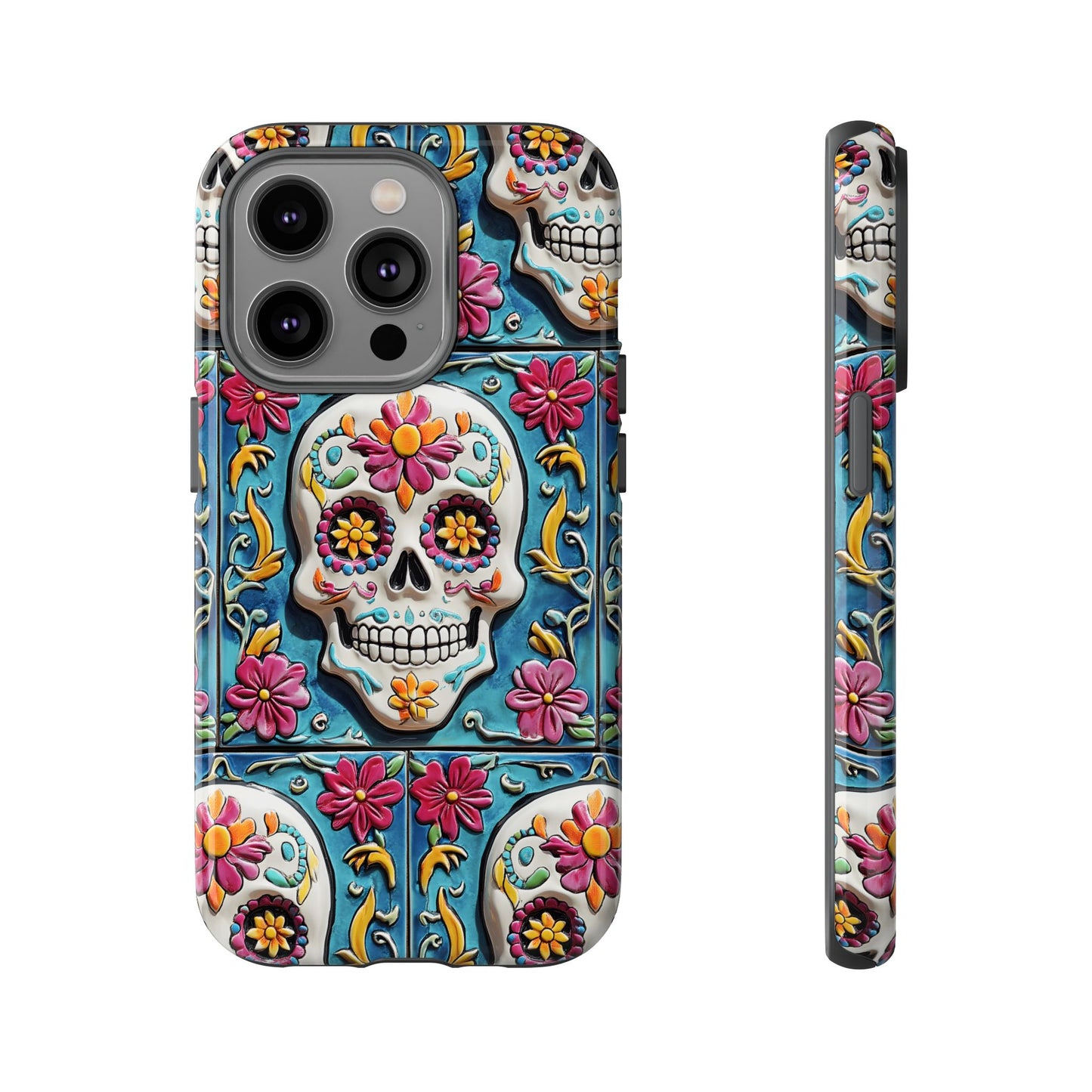 Tough Cases Day of the Dead Dia de Los Muertos Sugar Skull 0001