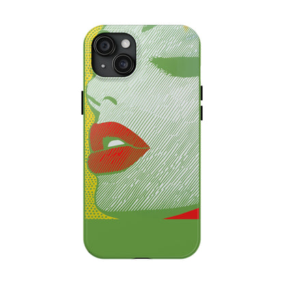 Tough Phone Cases Pop Art Modern Edge 01 Green