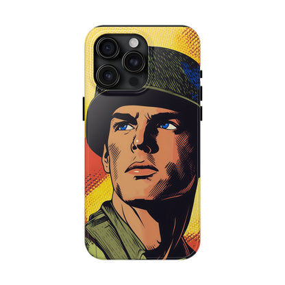 Tough Phone Cases Pop Art Modern Edge Soldier 04