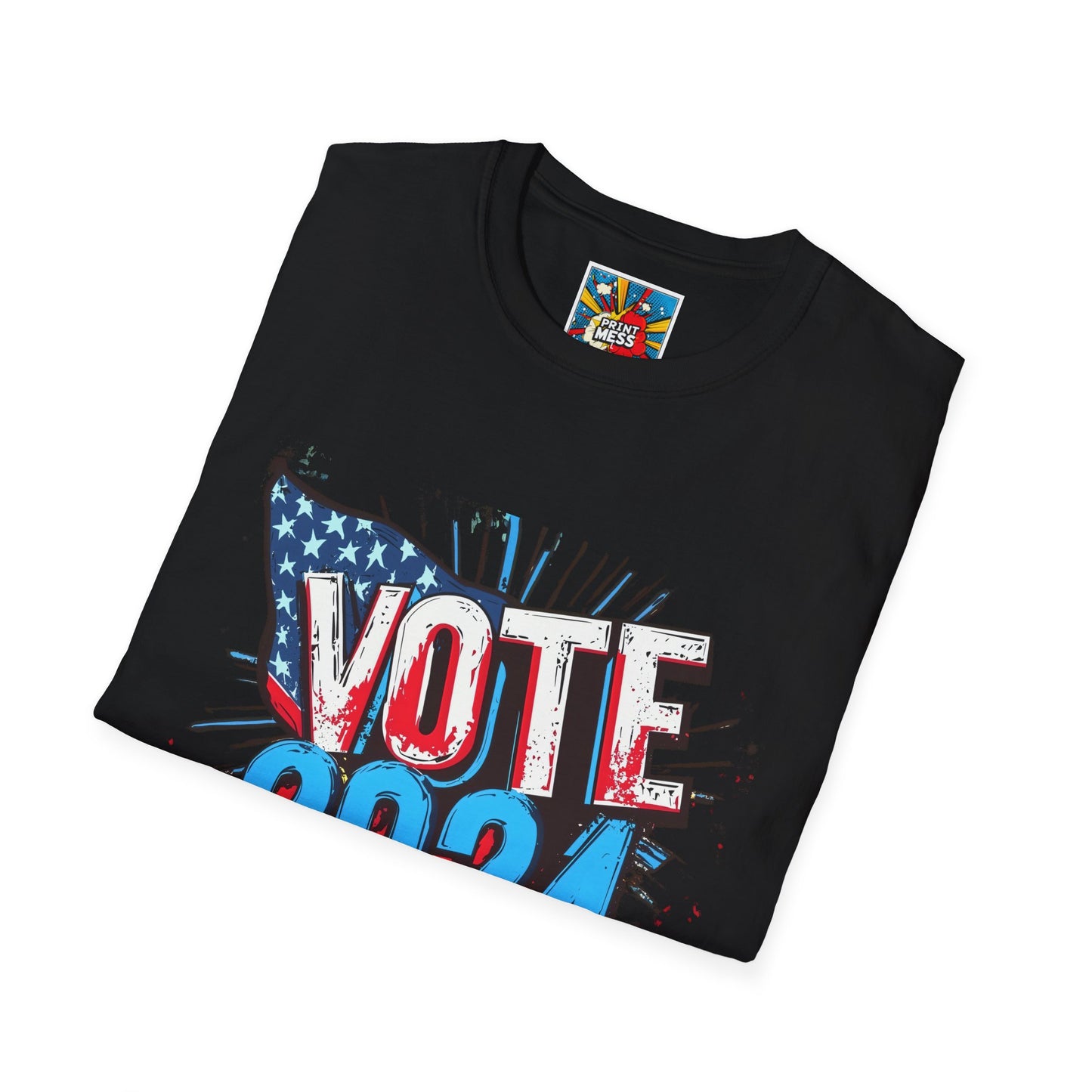 Unisex Softstyle VOTE 2024 6 2024 election shirts