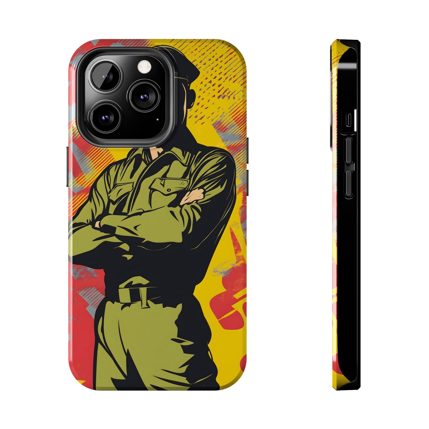 Tough Phone Cases Pop Art Modern Edge Soldier 01