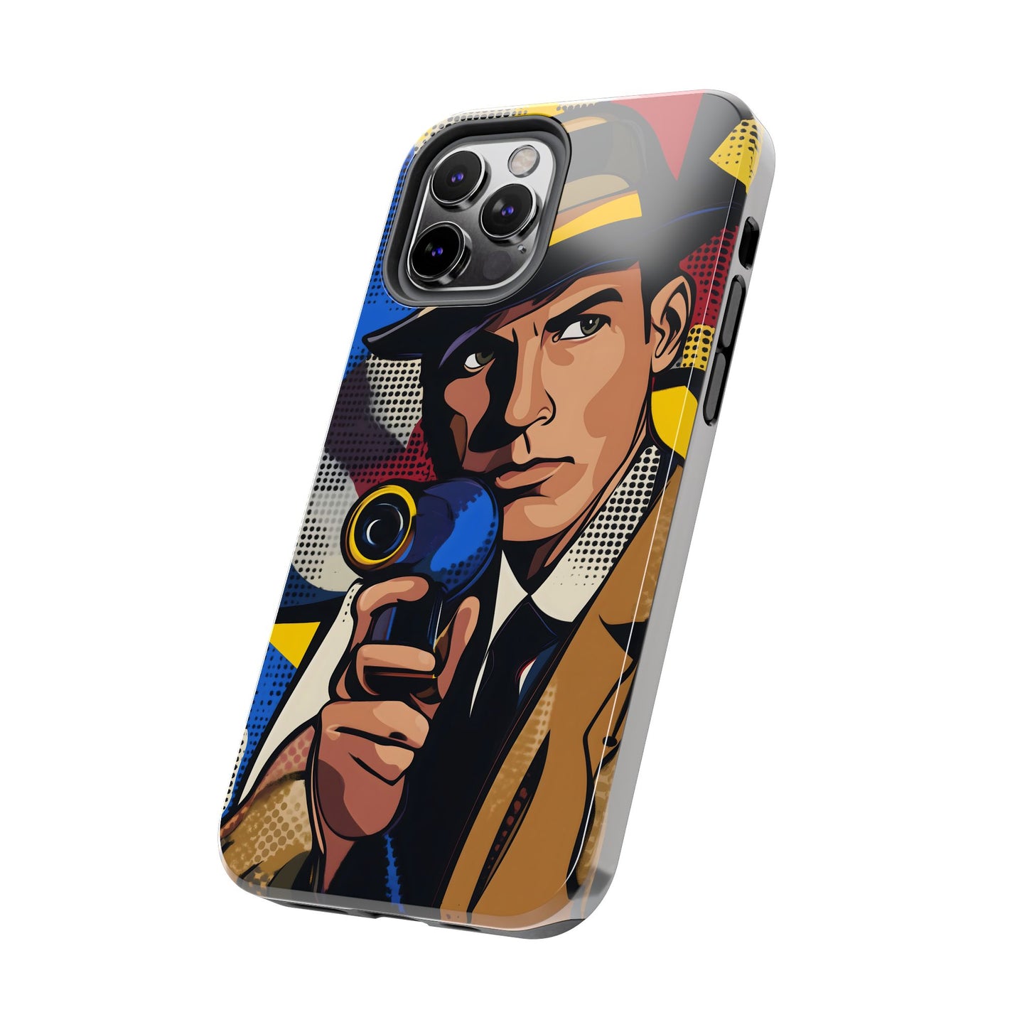 Tough Phone Cases Pop Art Modern Edge Guy Noir 01