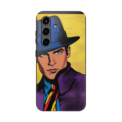 Tough Phone Cases Pop Art Modern Edge Guy Noir 04