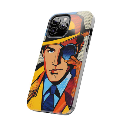 Tough Phone Cases Pop Art Modern Edge Guy Noir 03