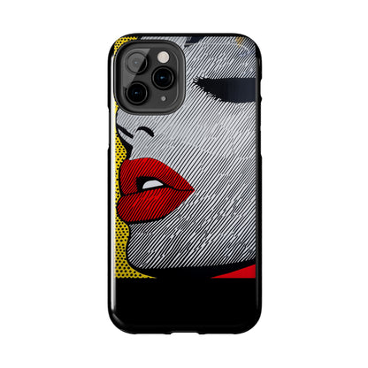 Tough Phone Cases Pop Art Modern Edge 01 Black