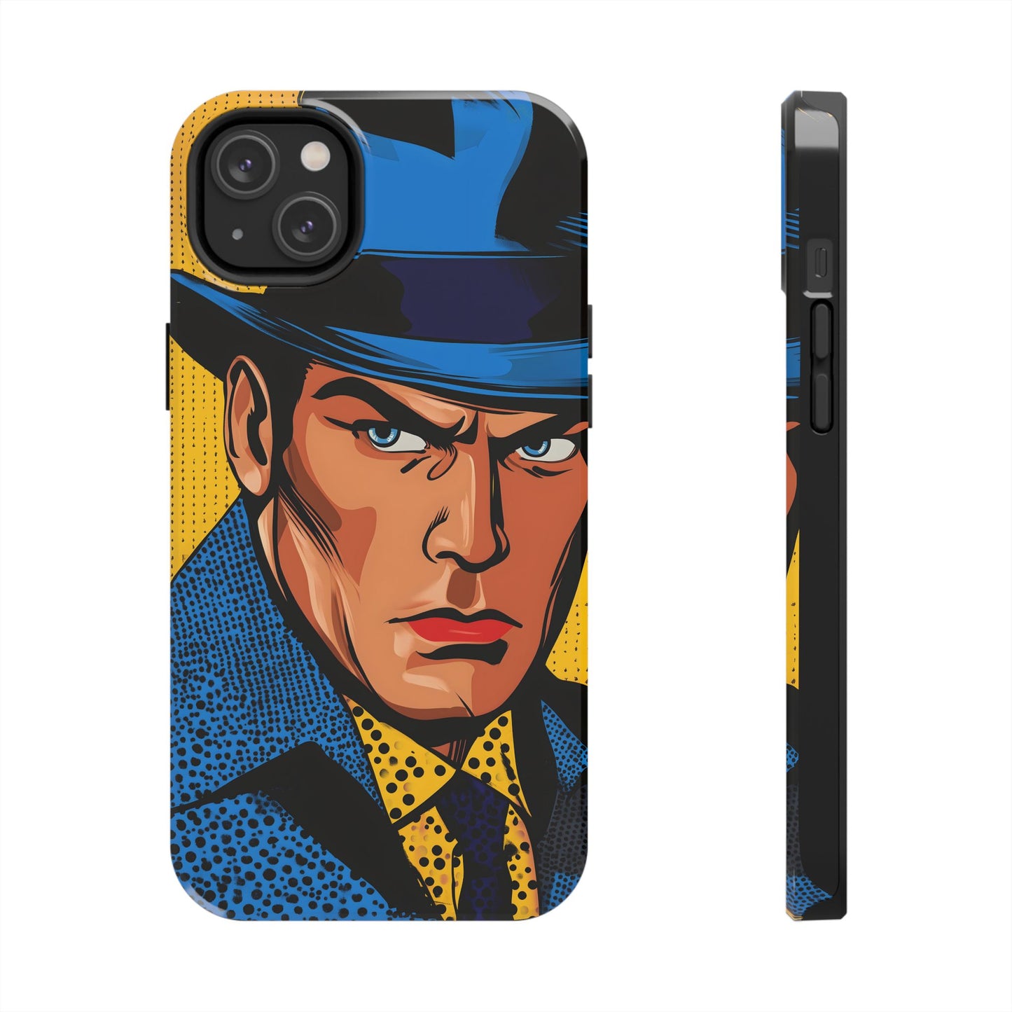 Tough Phone Cases Pop Art Modern Edge Guy Noir 02