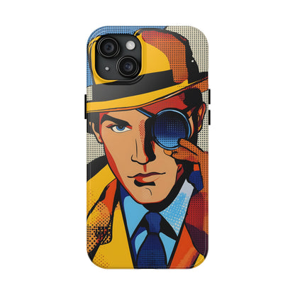 Tough Phone Cases Pop Art Modern Edge Guy Noir 03