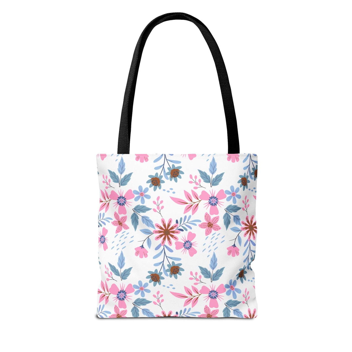 Tote Bag - Floral - White