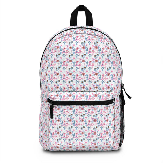 Backpack - Floral - White