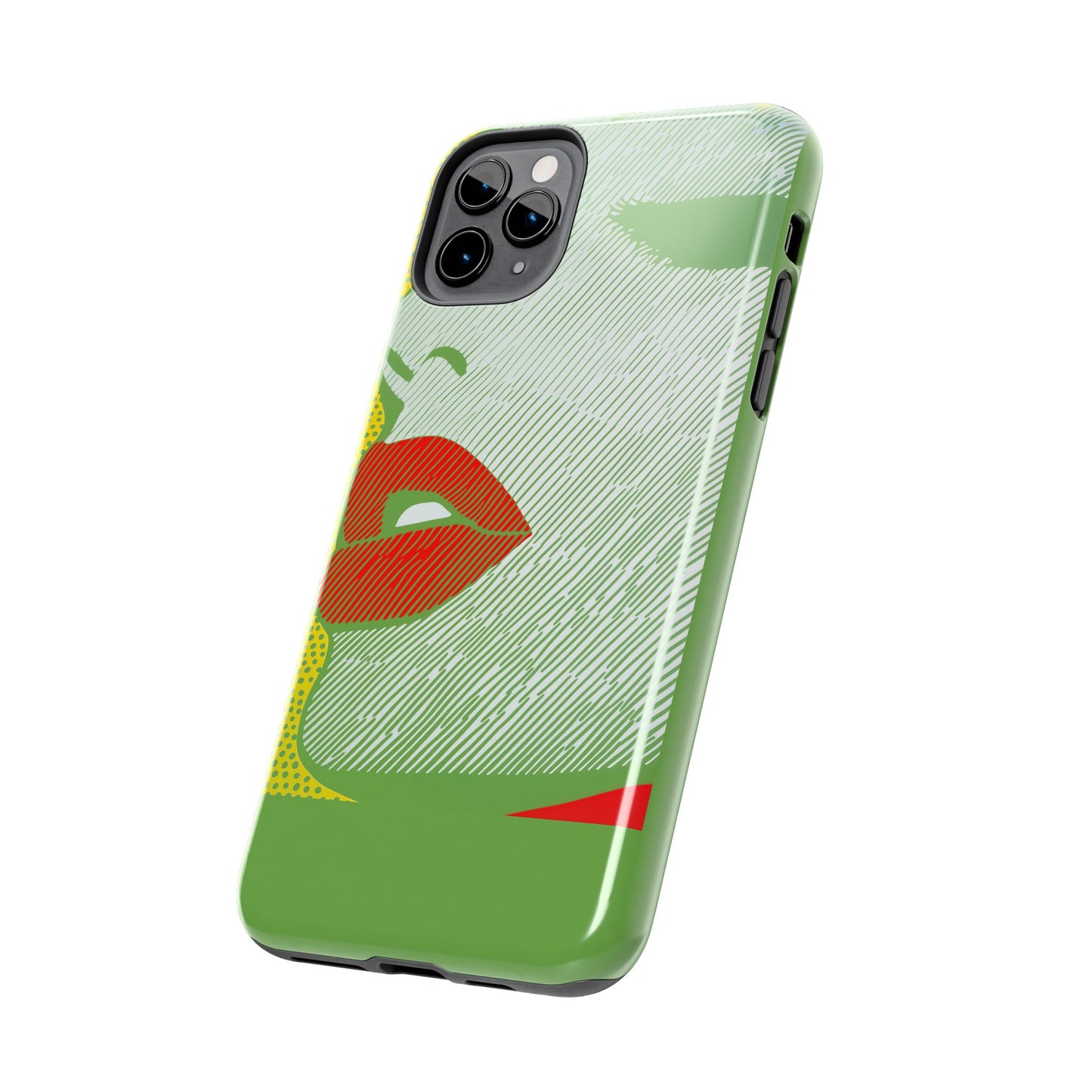 Tough Phone Cases Pop Art Modern Edge 01 Green