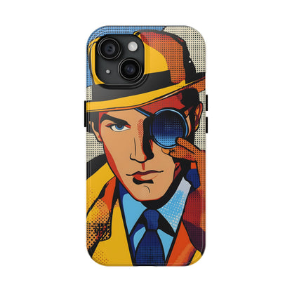 Tough Phone Cases Pop Art Modern Edge Guy Noir 03