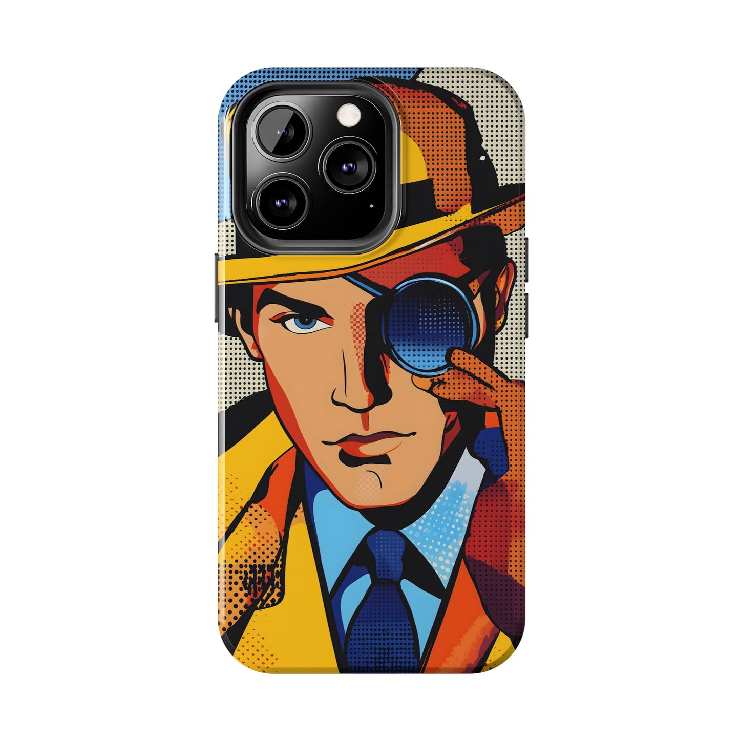 Tough Phone Cases Pop Art Modern Edge Guy Noir 03