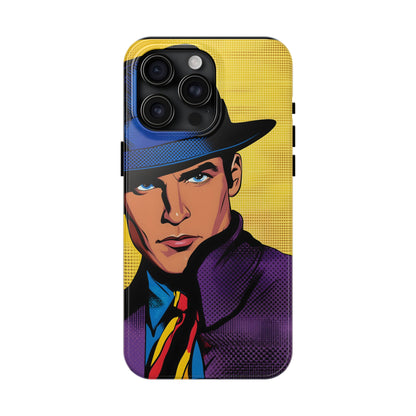 Tough Phone Cases Pop Art Modern Edge Guy Noir 04