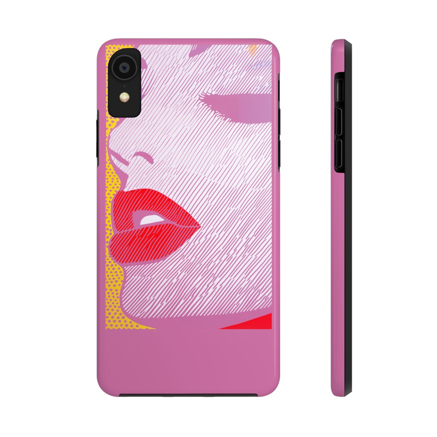 Tough Phone Cases Pop Art Modern Edge 01 Pink