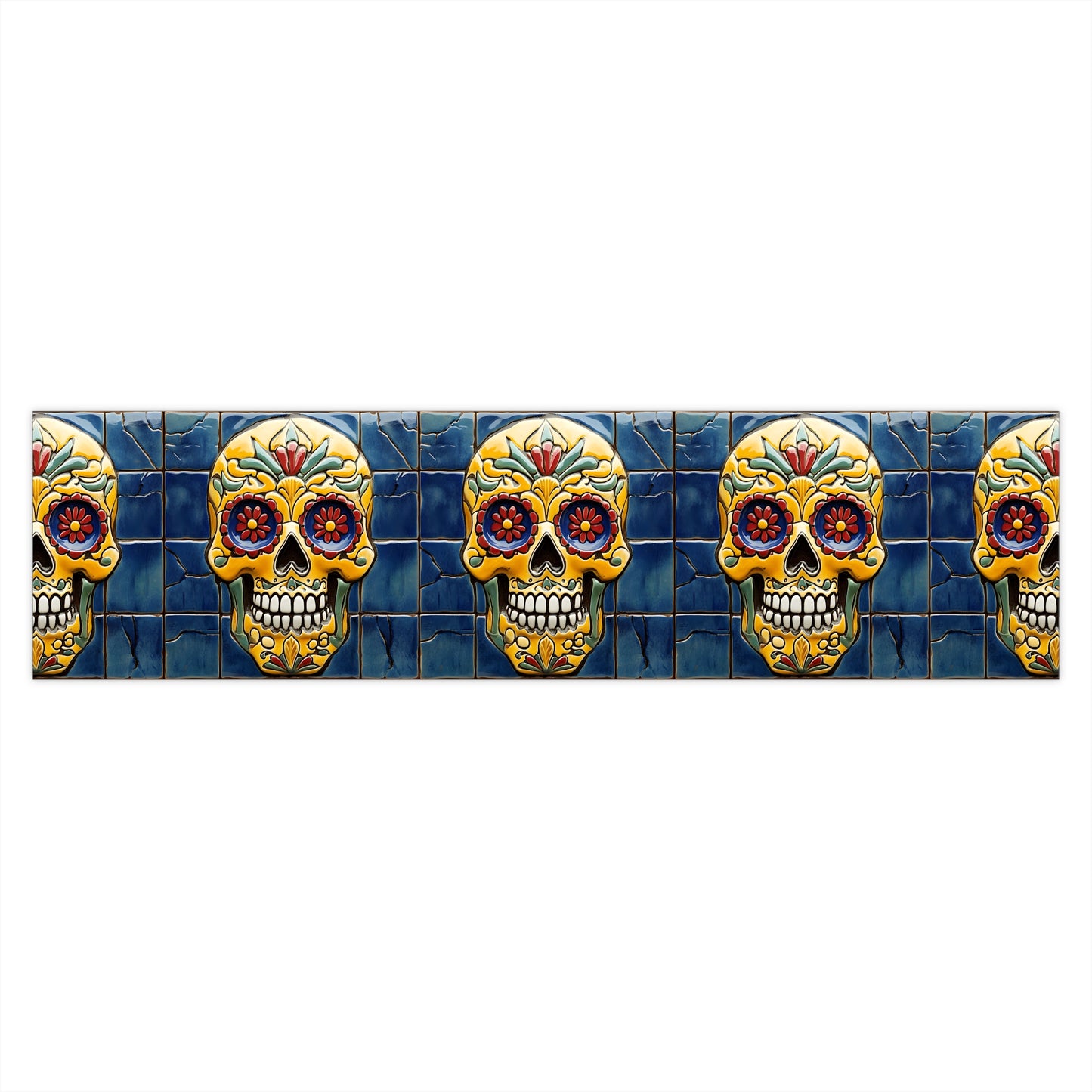 Sugar Skull Bumper Stickers 002, Day of the Dead Dia de Los Muertos, Halloween Decor - Car Decals, Laptop Stickers