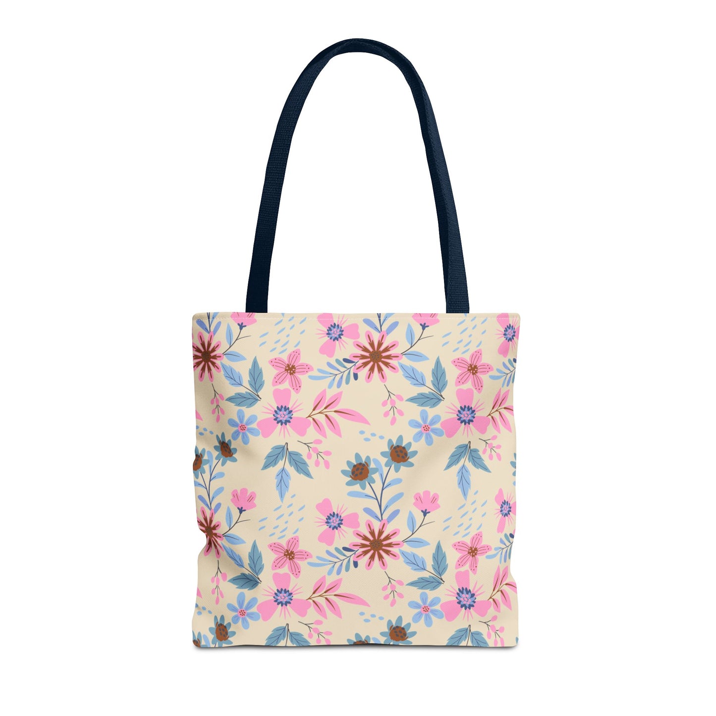 Tote Bag - Floral - Beige