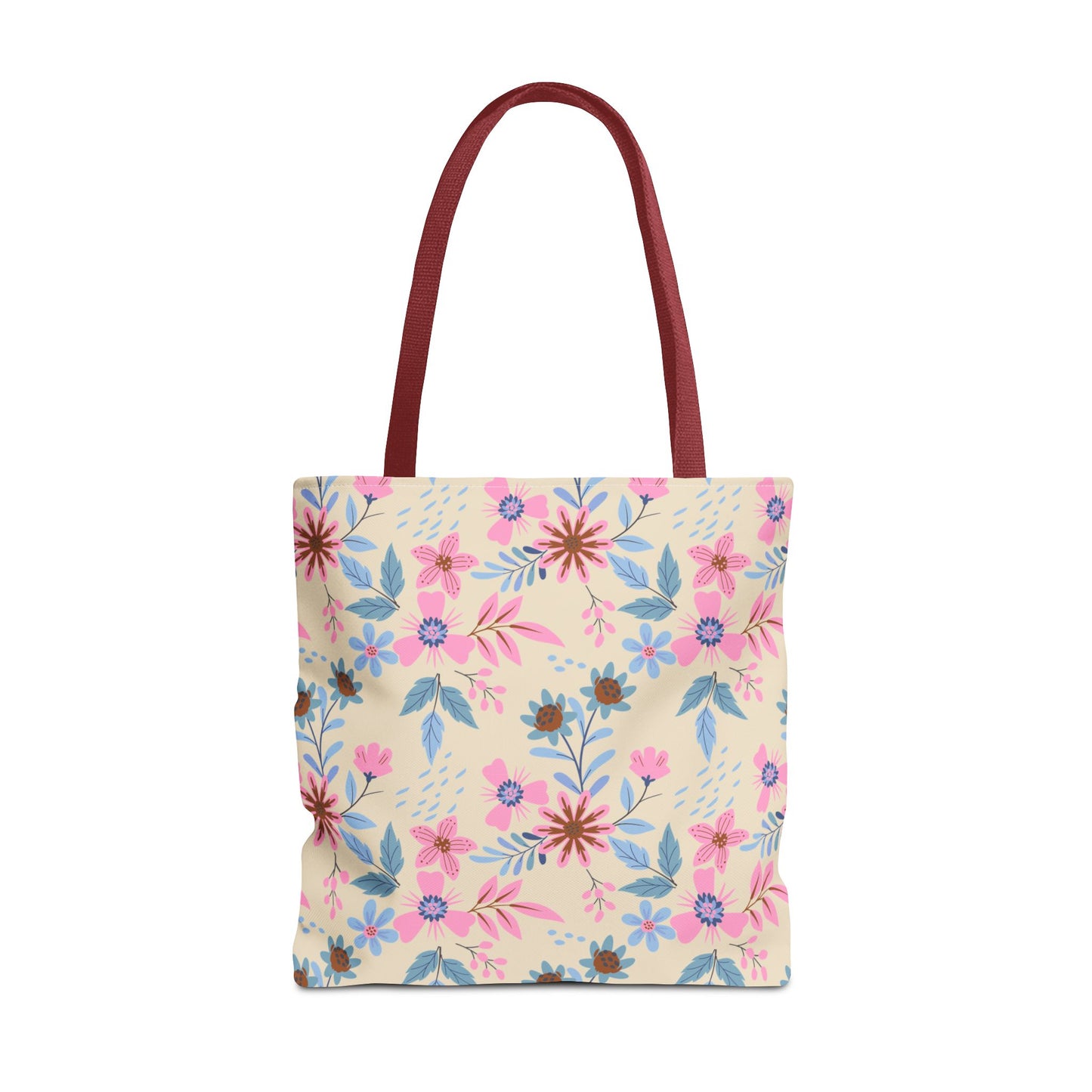 Tote Bag - Floral - Beige