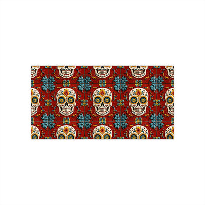 Sugar Skull Bumper Stickers 016 Day of the Dead Dia de Los Muertos, Halloween Decor - Car Decals, Laptop Stickers