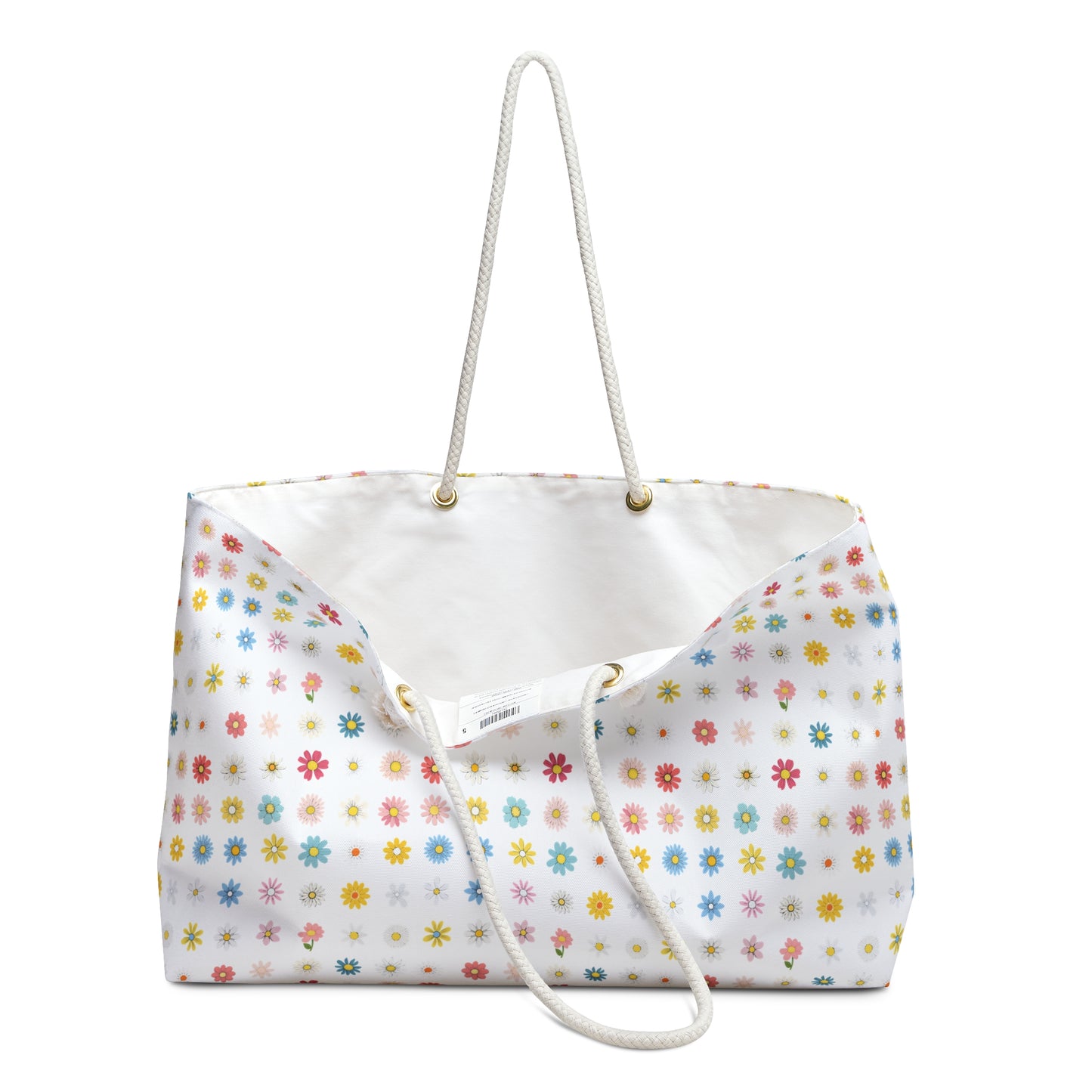 Weekender Bag - Daisys - White