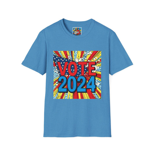 Unisex Softstyle VOTE 2024 3 2024 election shirts