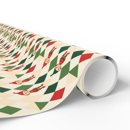 Wrapping Papers Christmas Double Elves