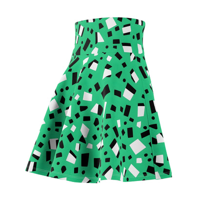 Women's Skater Skirt Memphis Green 02