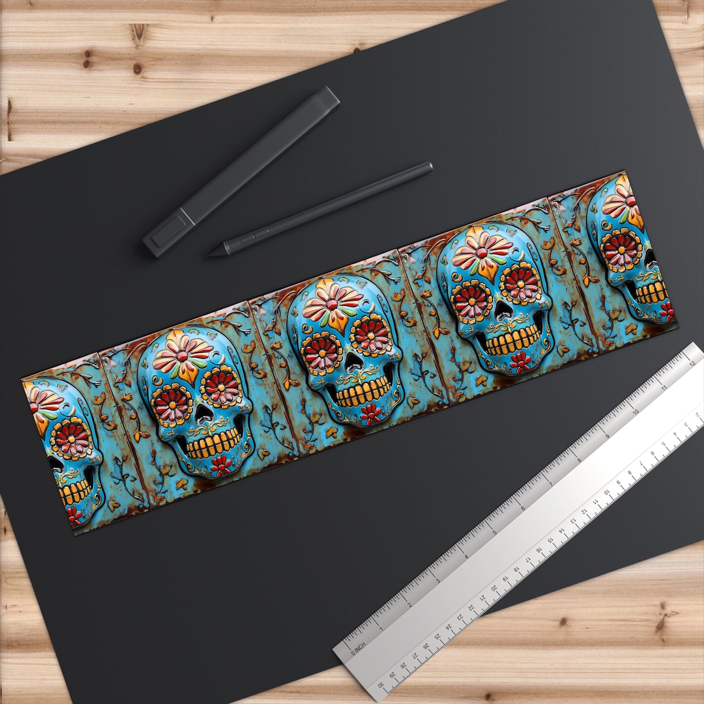 Sugar Skull Bumper Stickers 019 Day of the Dead Dia de Los Muertos, Halloween Decor - Car Decals, Laptop Stickers