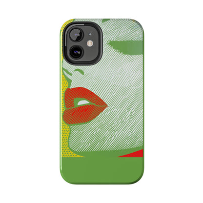 Tough Phone Cases Pop Art Modern Edge 01 Green