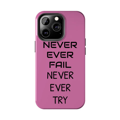 Tough Phone Cases, Just Saying Pink 05 Custom Design Fun Unique Cover, a Gift for Tech Lover