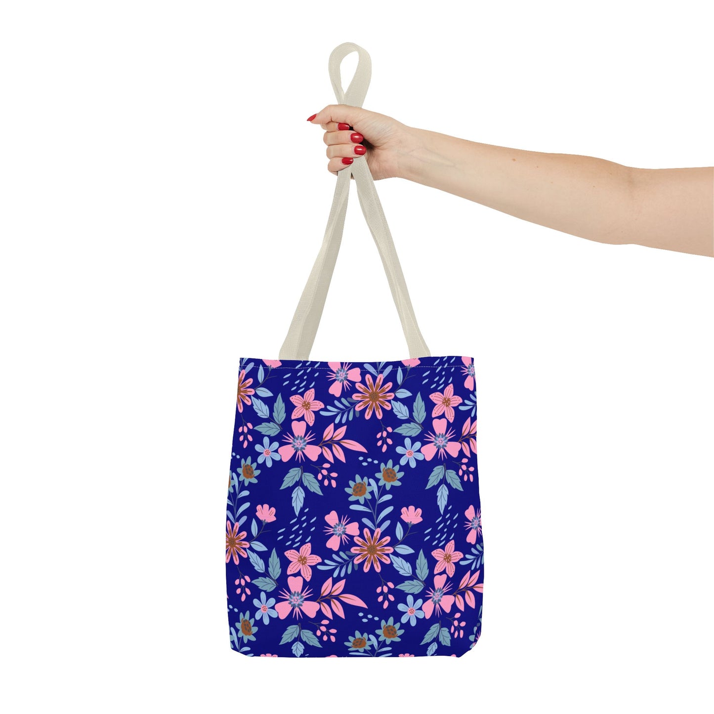 Tote Bag - Floral - Navy